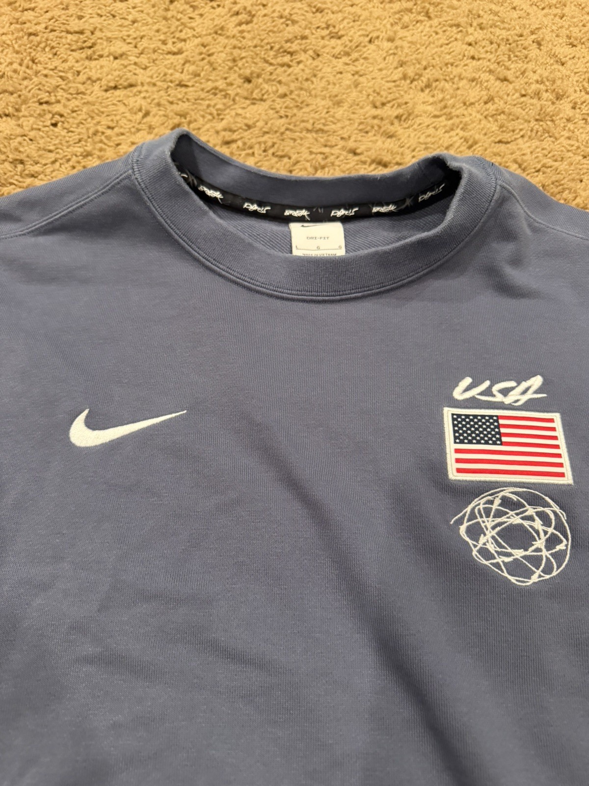 Nike x Futura “Breaking” USA 2024 Paris Olympics Dri-FIT ADV Crewneck – Size L