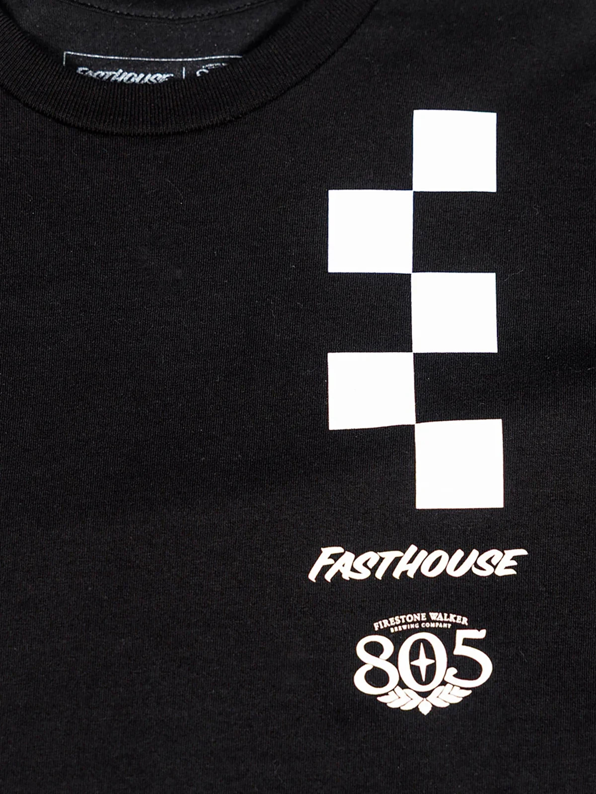 Fasthouse Men’s 805 Foundation Short Sleeve Midweight T-shirt Motocross Logo Tee