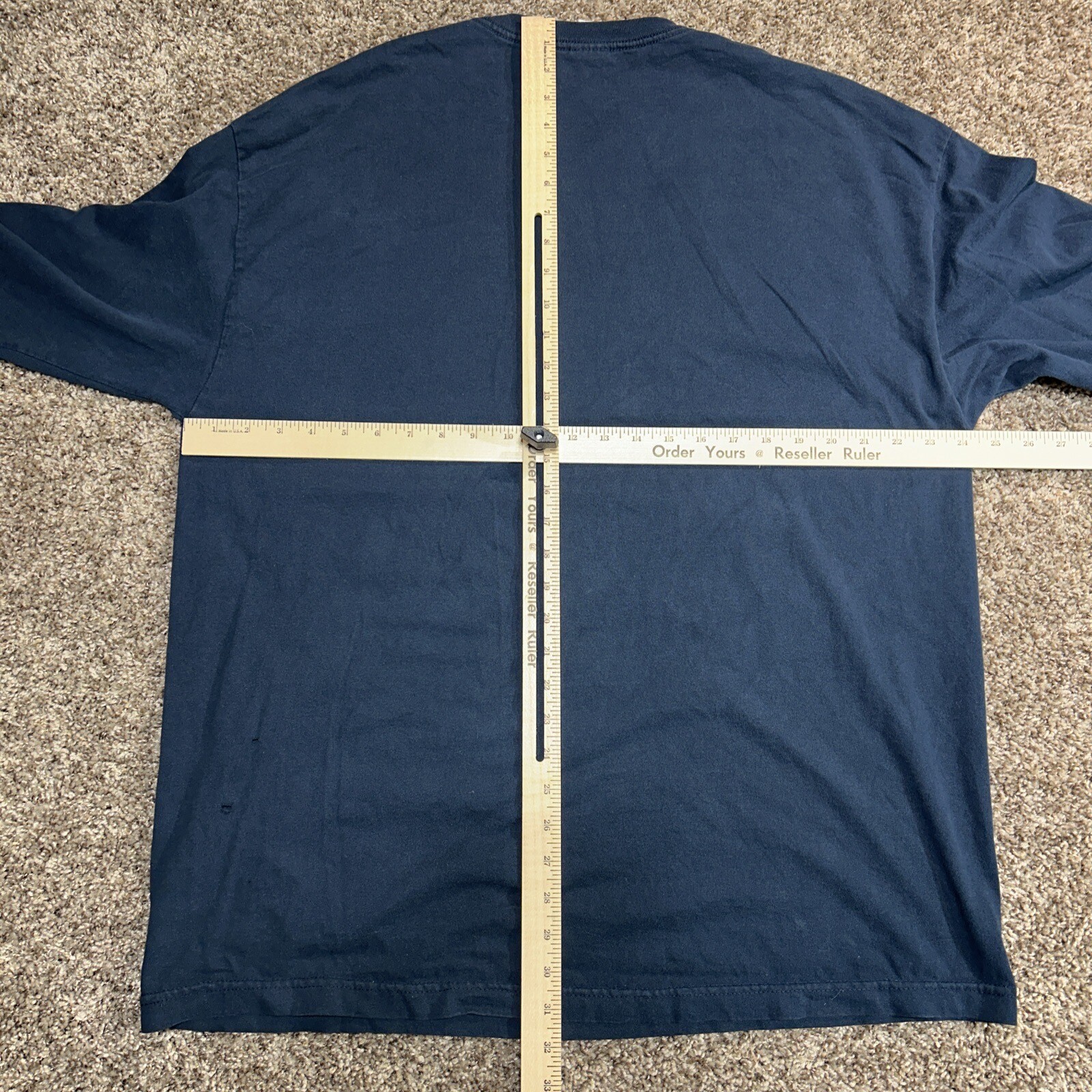 Vintage FBI ‘Female Body Inspector’ T Shirt Mens 2XL Long Sleeve Navy Cotton Y2K