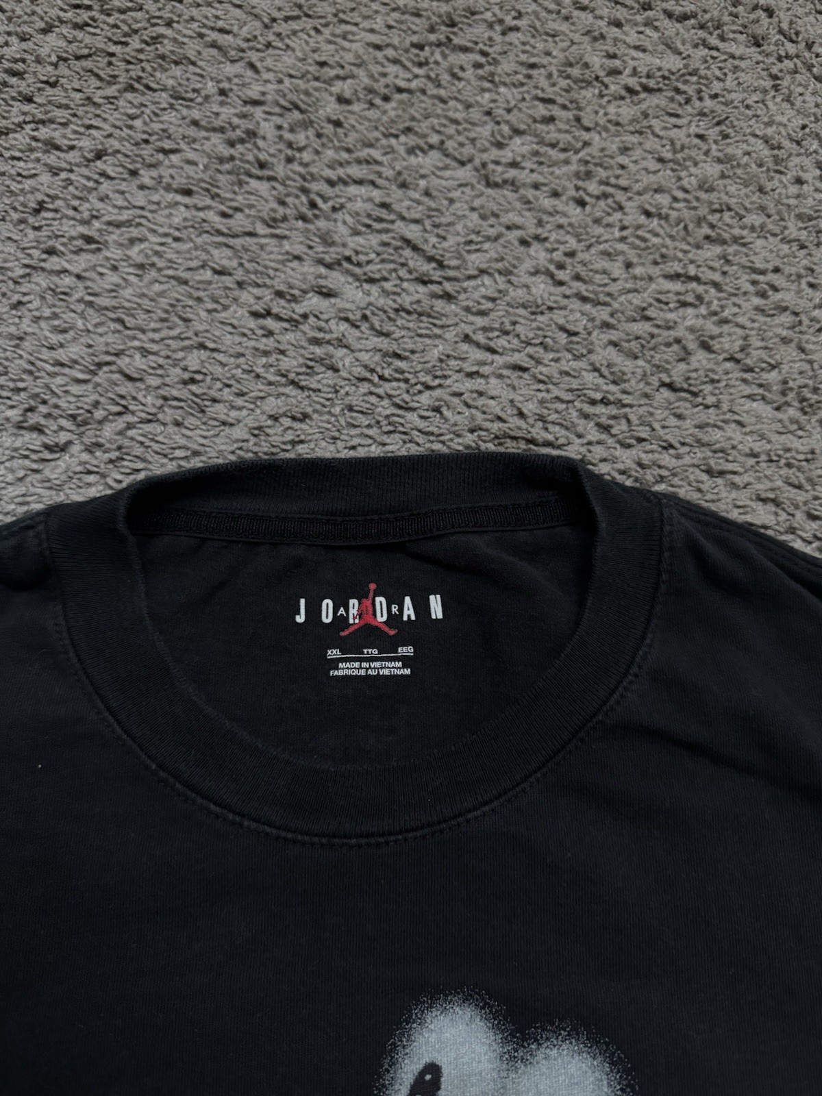 Air Jordan Flight Graphic Travis Scott Cactus Jack Beaded T-Shirt Size XXL