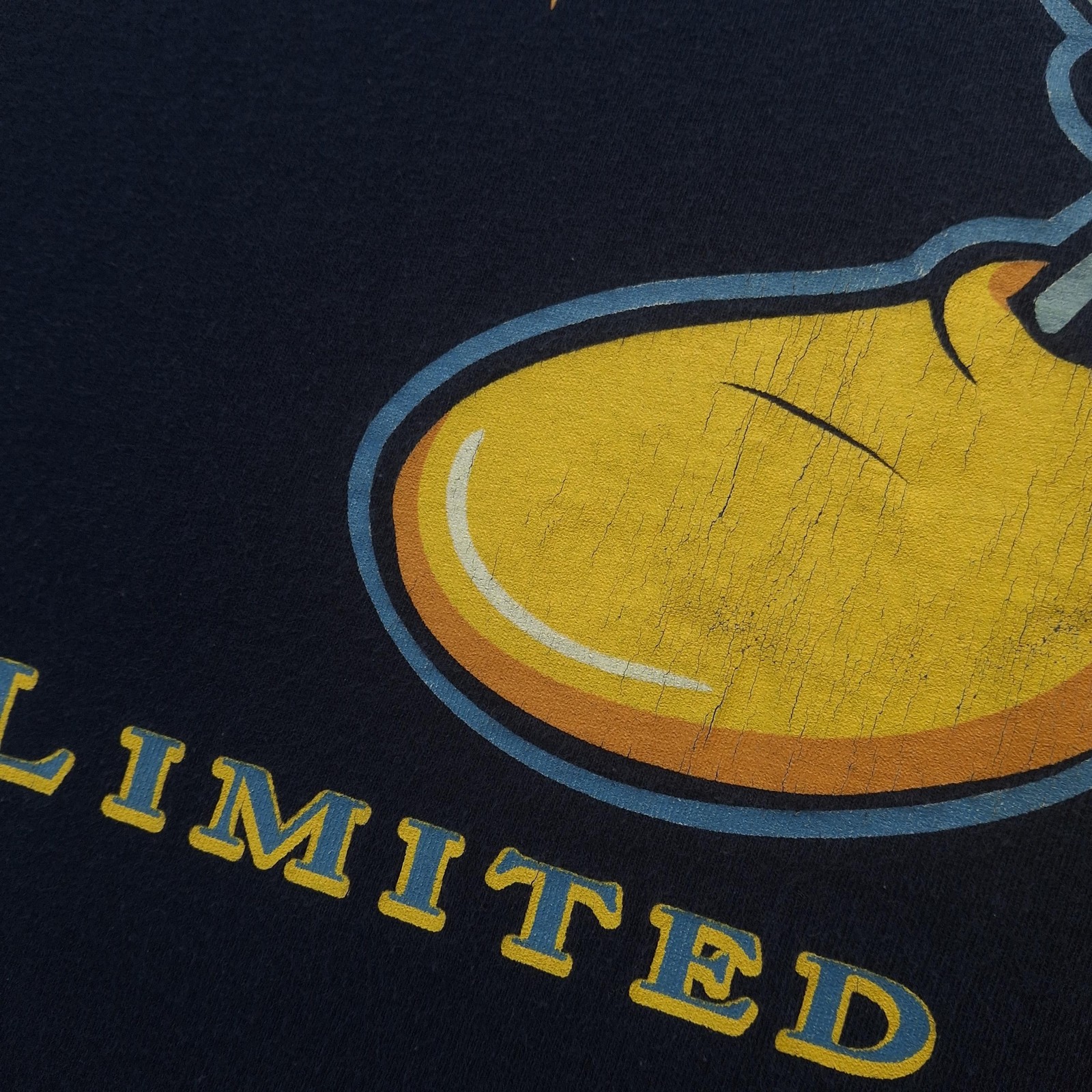 Vtg Mickey Unlimited Limited Edition T Shirt Mens Large Navy USA Disney 90s Tee