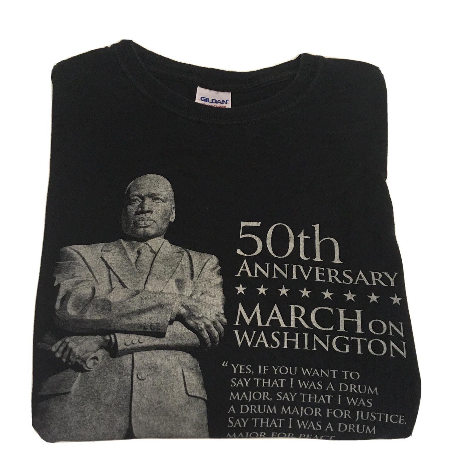 Vintage Martin Luther King Jr. T-Shirt Men’s Small Black History MLK Day 60s USA