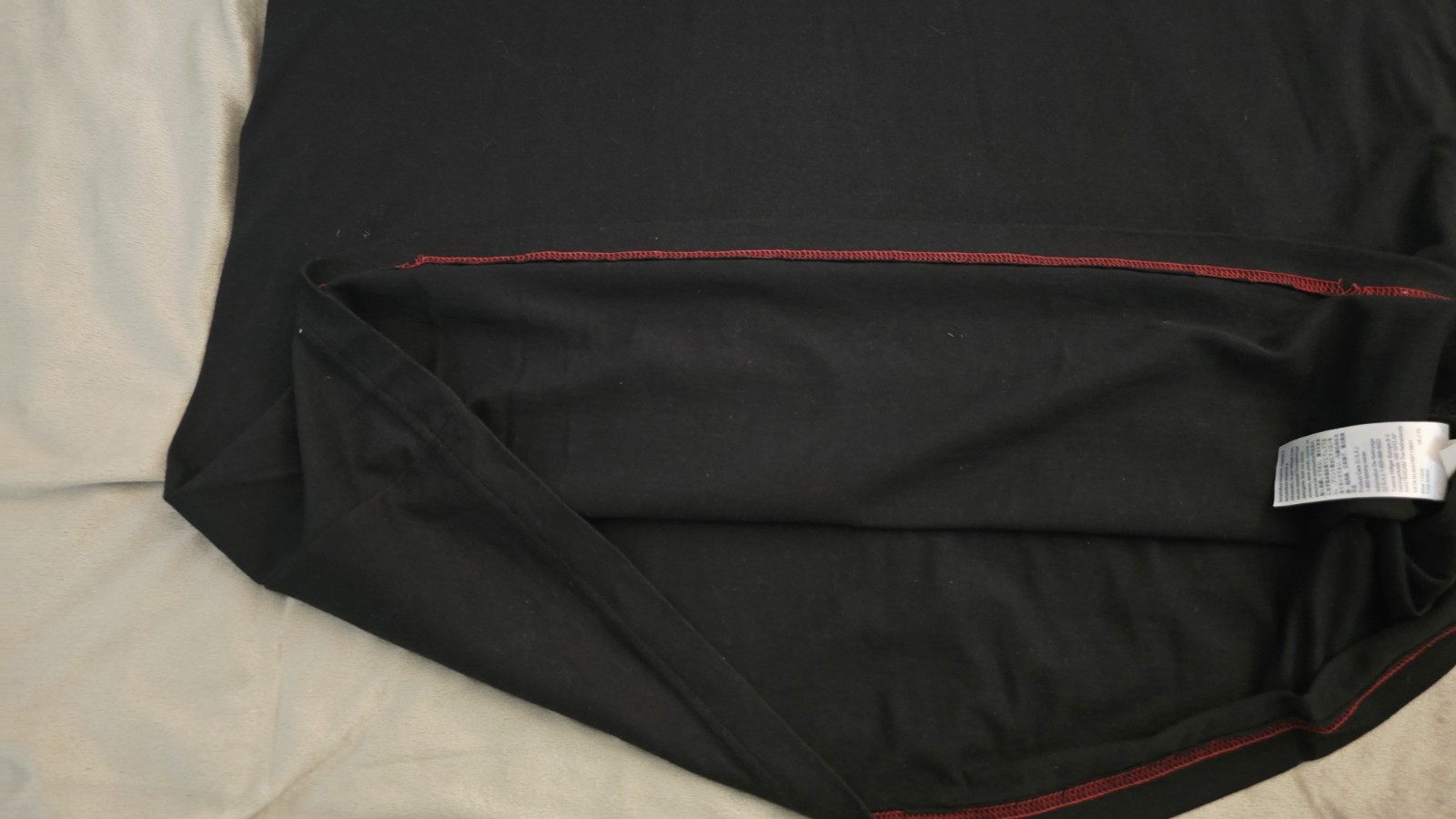 Tommy Hilfiger Men’s Black Solid Logo Crew Neck Short Sleeve T-Shirt XL