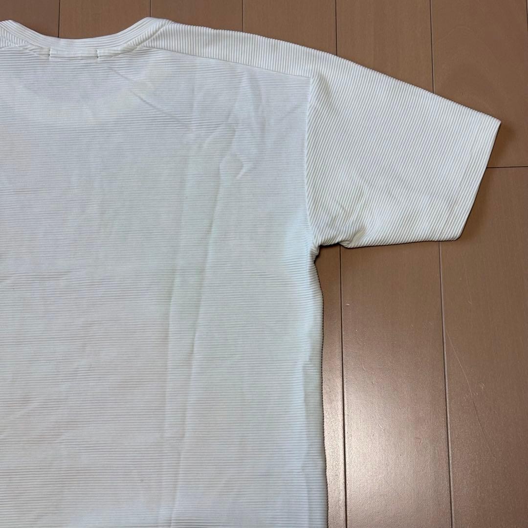 ISSEY MIYAKE MEN 18AW Embossed Pleats T-Shirt Size 2 Short sleeves Used