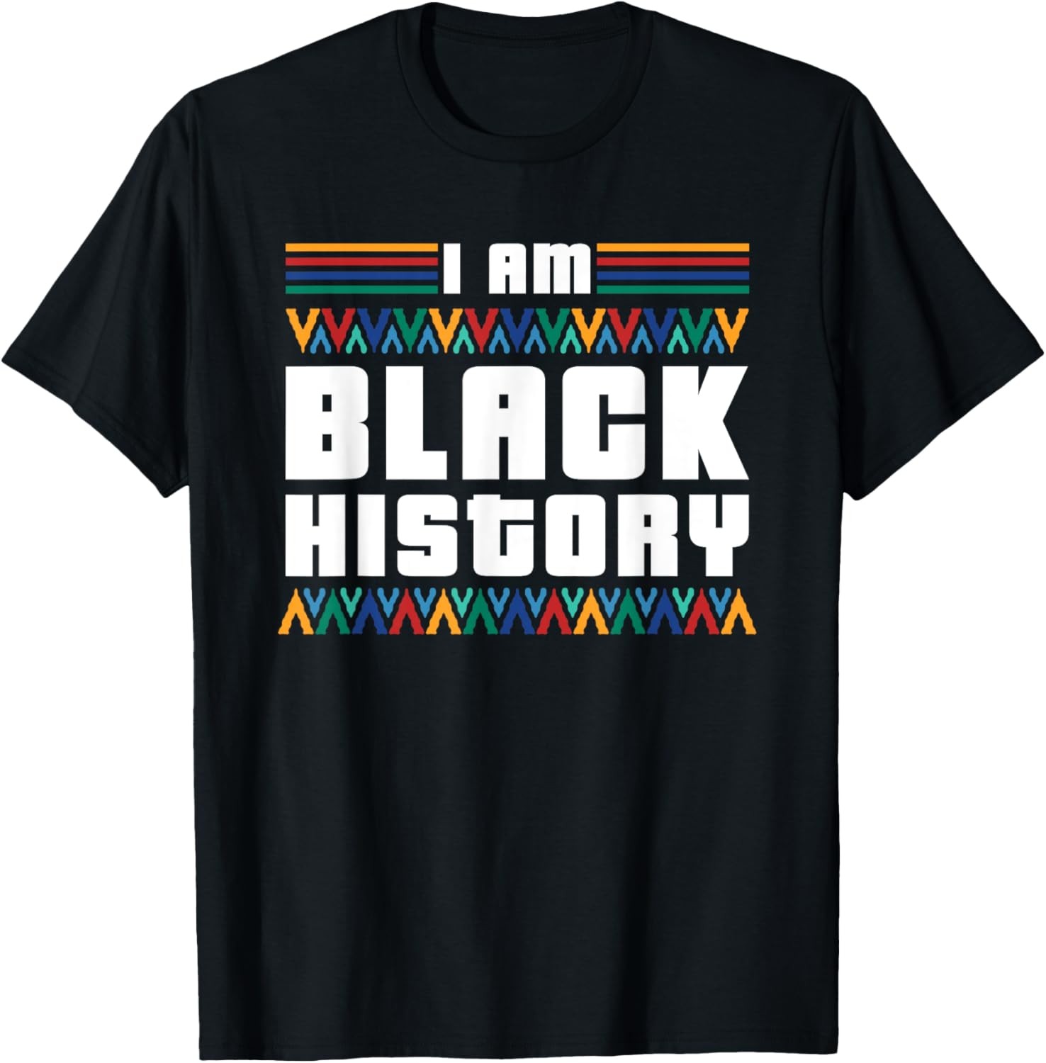 I Am Black History Proud Black Americans Black History Month T-Shirt