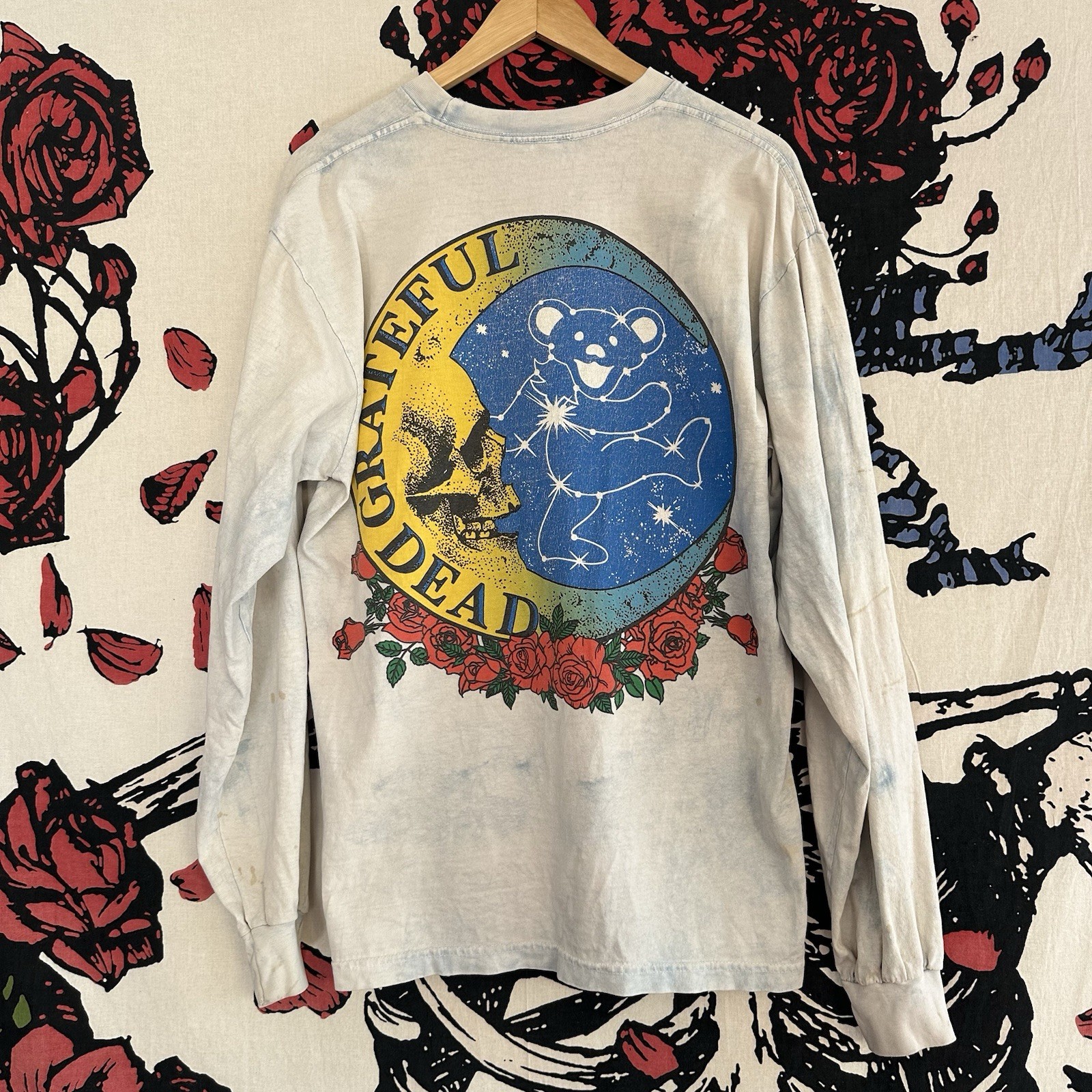 2020 Online Ceramics Grateful Dead Dancing Ring Graphic Tie Dye Long Sleeve M