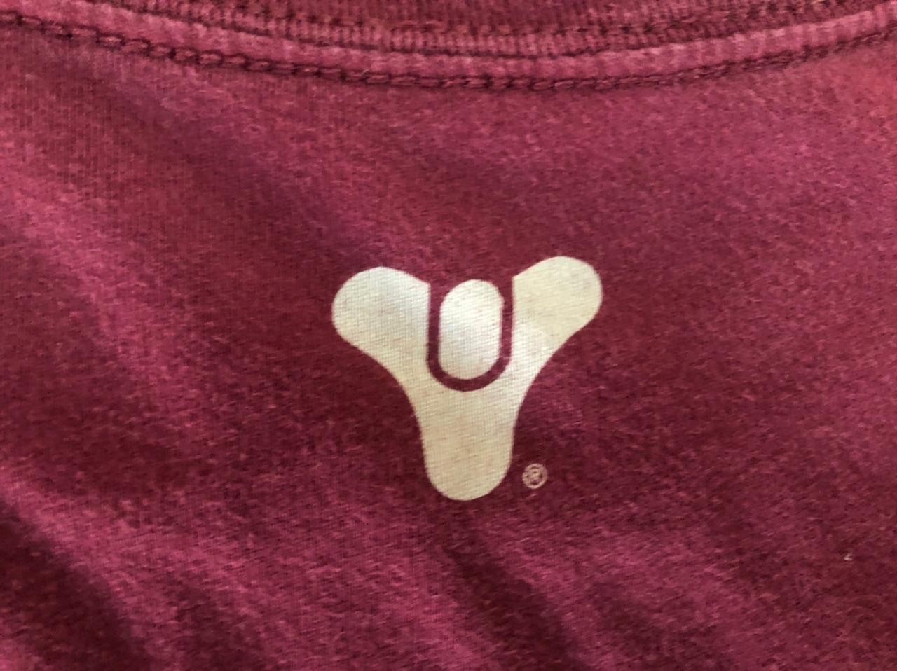 Destiny Burgundy Bungie Team Wolf T-Shirt (See Description)