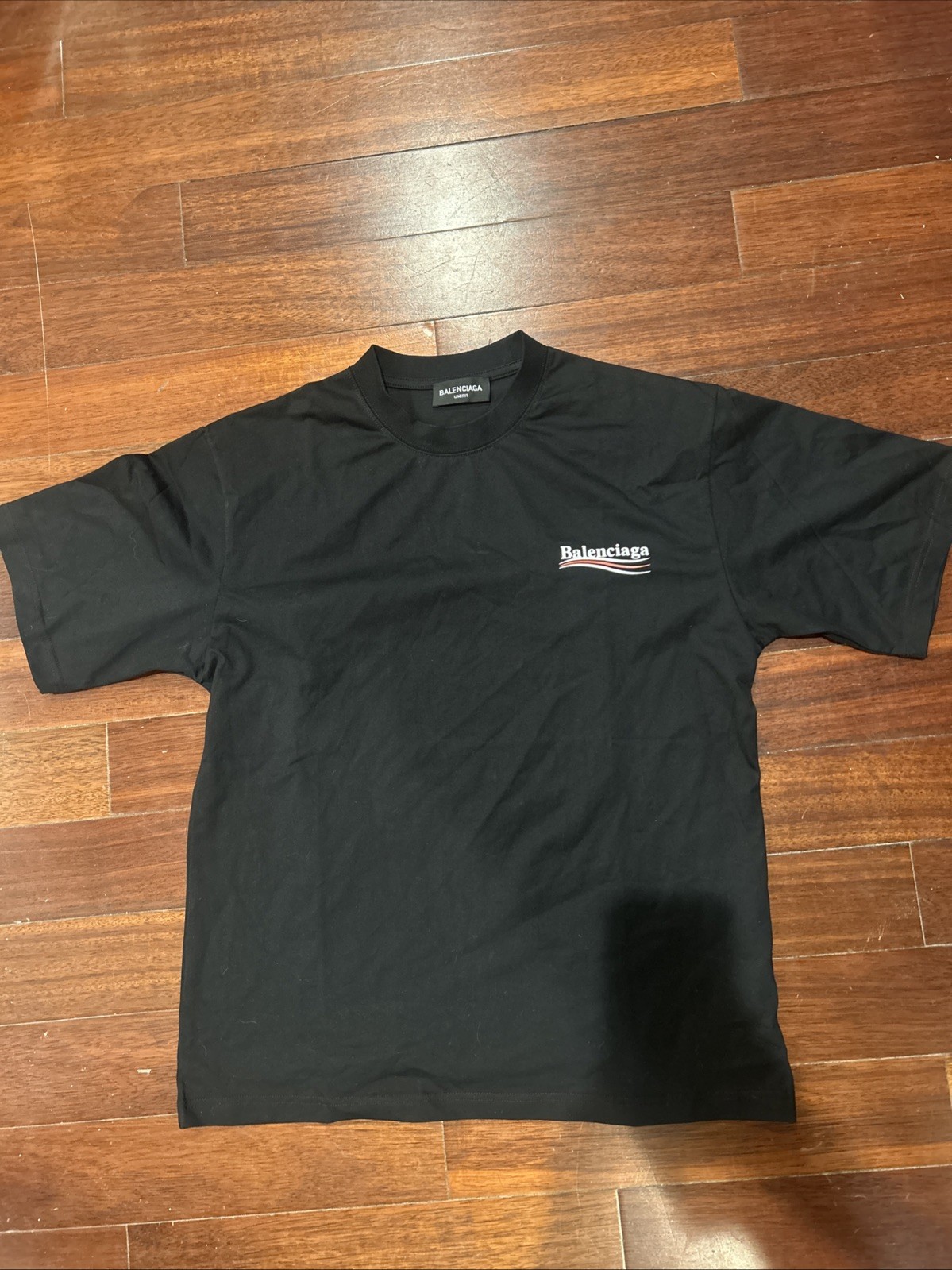 BALENCIAGA Political Campaign T-Shirt Unifit Size Small