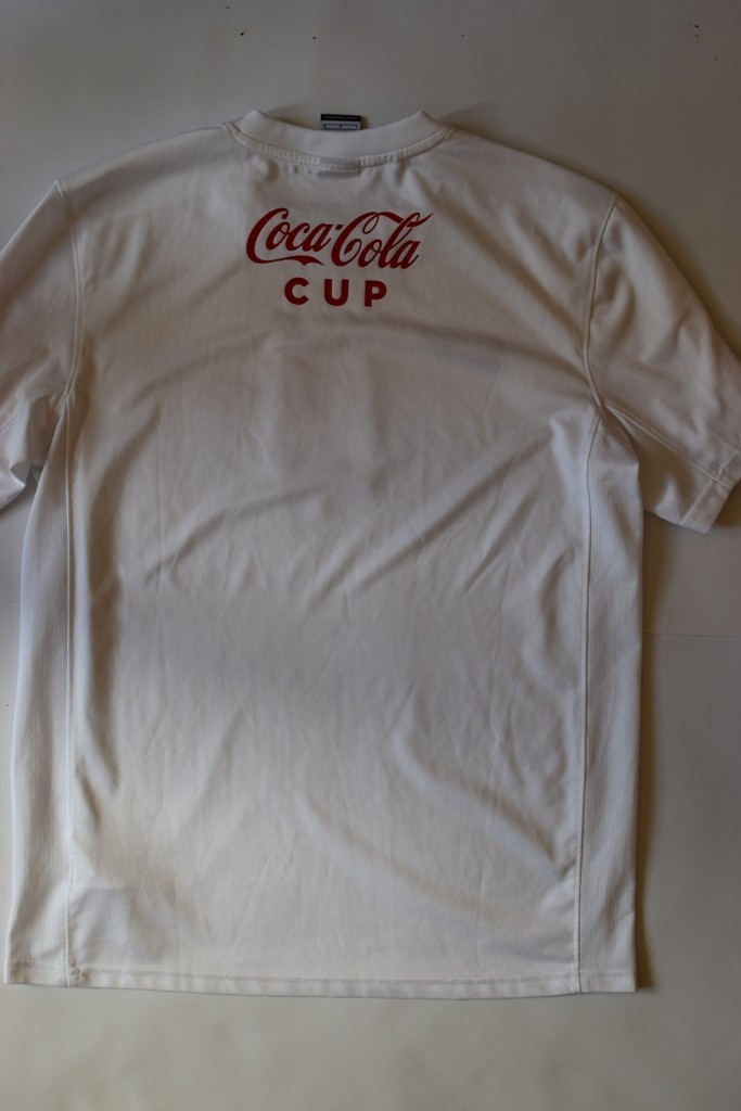 Nike Coca-Cola Cup White Football Jersey