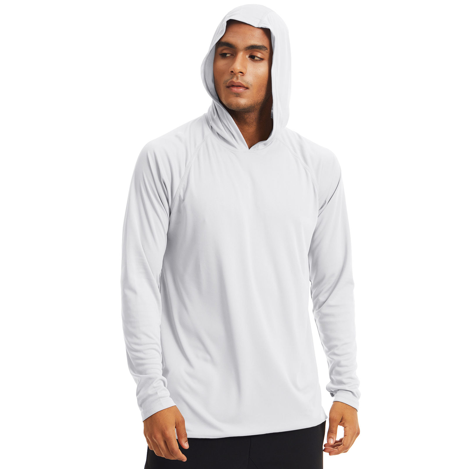 Men’s Sports Hoodie UPF 50+ Outdoor Fishing Sun Shirt Skin Protection UV Shirt