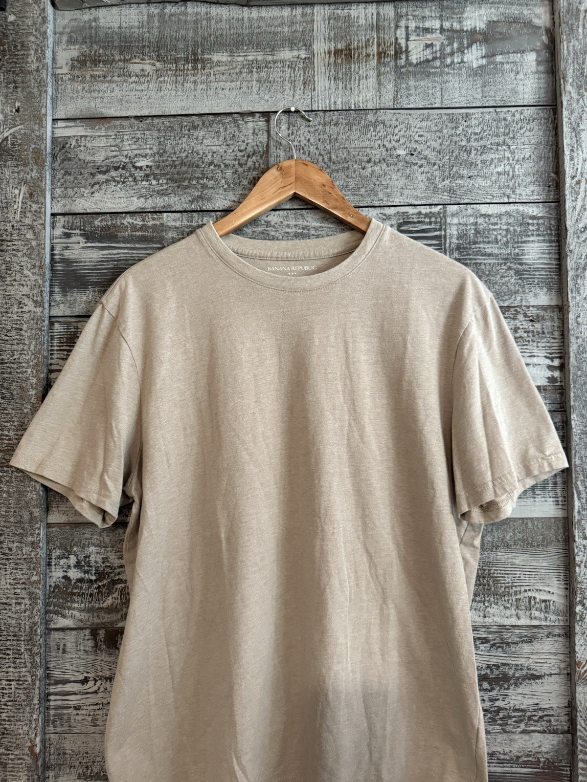 Banana Republic Premium Wash T Shirt Crew Neck Men’s Size L Excellent Condition
