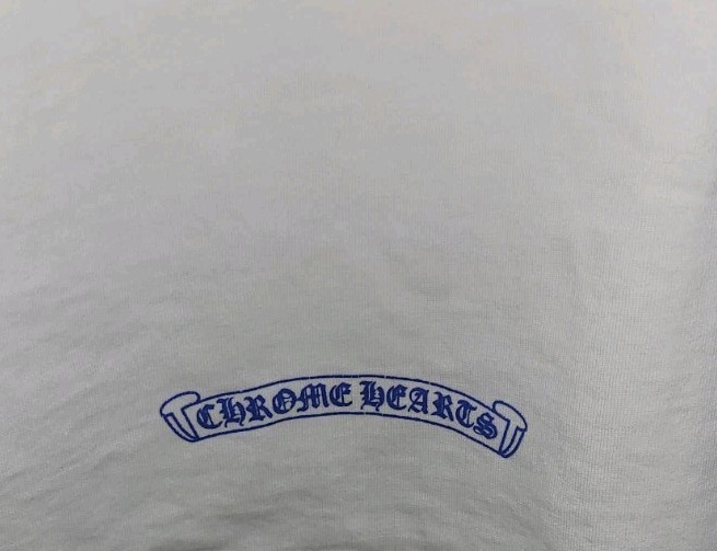 Chrome Hearts 💙 Royal Blue Raglan Sleeve, Front & Back Hits, Sz Med, Polished