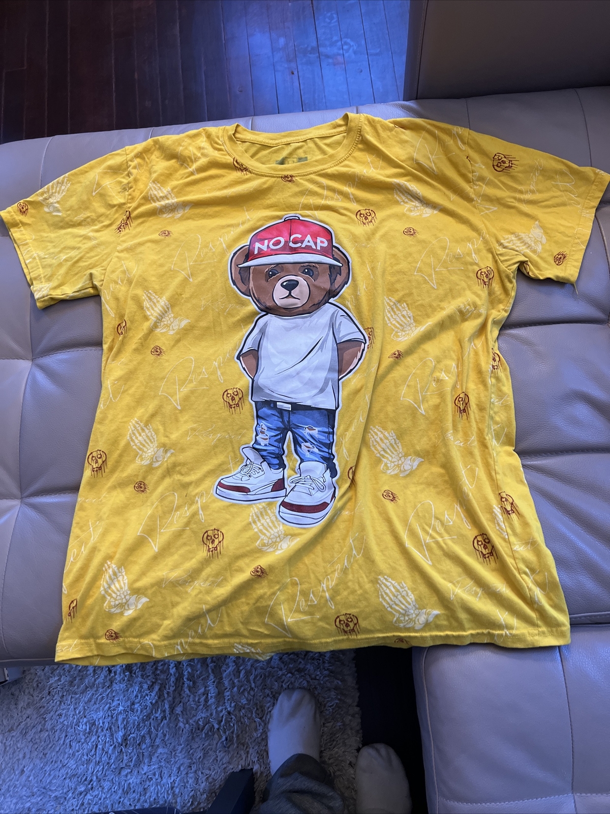 OG Legend, Bailey Apparel, 3XL, Bear “No Cap” Hat, With “Respect” And Graphics