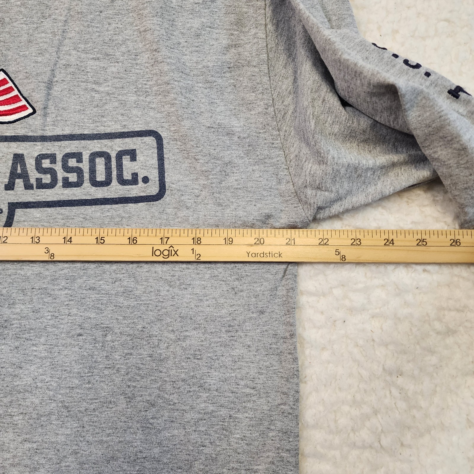 Vtg Y2K US Polo Assoc Long Sleeve Crew Neck Men L Embroidered Preppy Retro