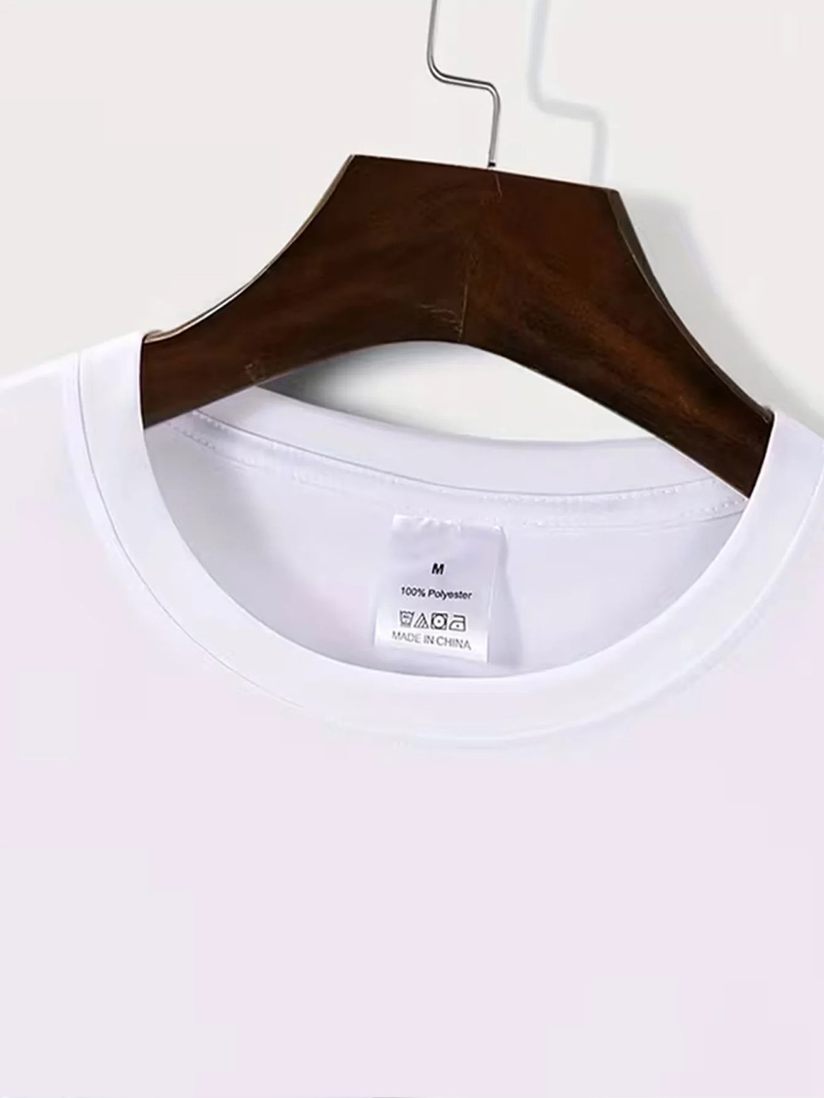 Abstract Letter Graphic 100% Cotton Men’s T-Shirt, Suitable for Daily Streetwear