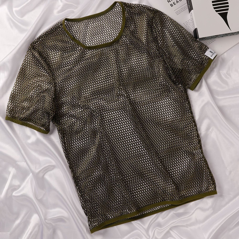 Clubwear Short Sleeve Crew Neck Design Four Seasons Wear Lightweight Fabric