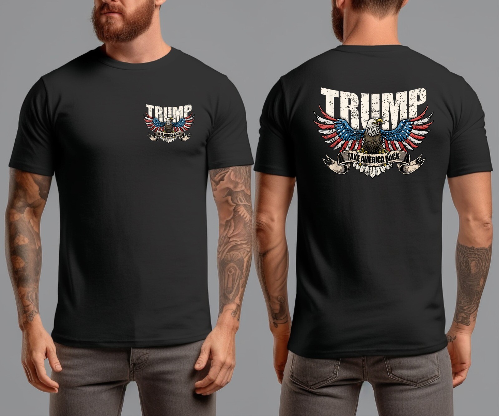 Trump You Missed Me 45 47 MAGA Never Surrender Legend Flag Eagle Fight T-Shirt