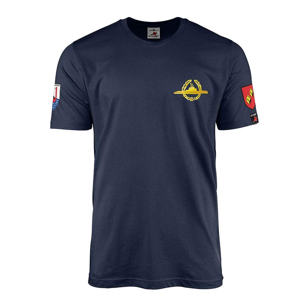 1 Submarine Squadron U12 S191 U-Boat Federal Navy Bundeswehr Kiel T-Shirt #42225