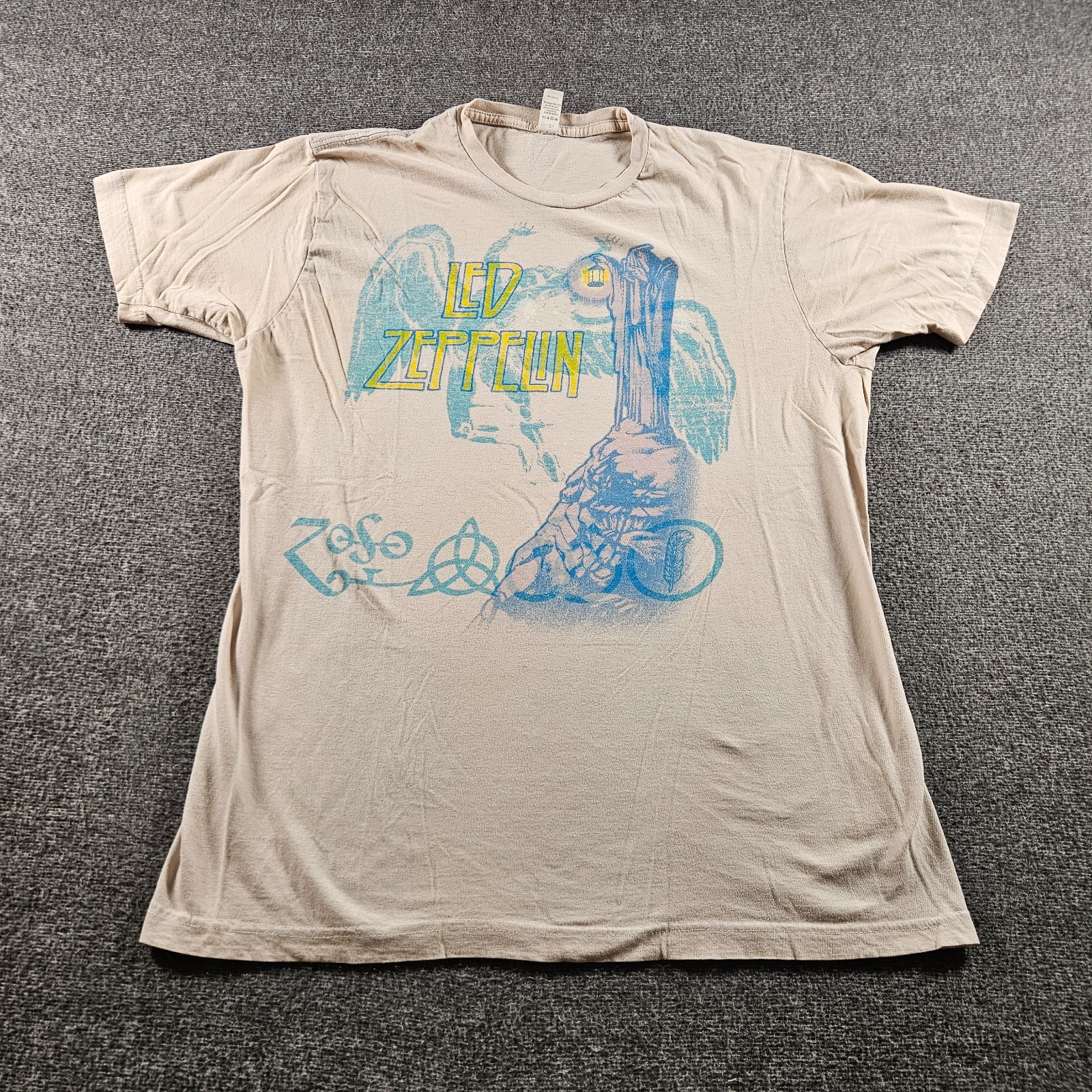 Led Zeppelin Graphic T-shirt Tultex Band Music Rock Size Medium
