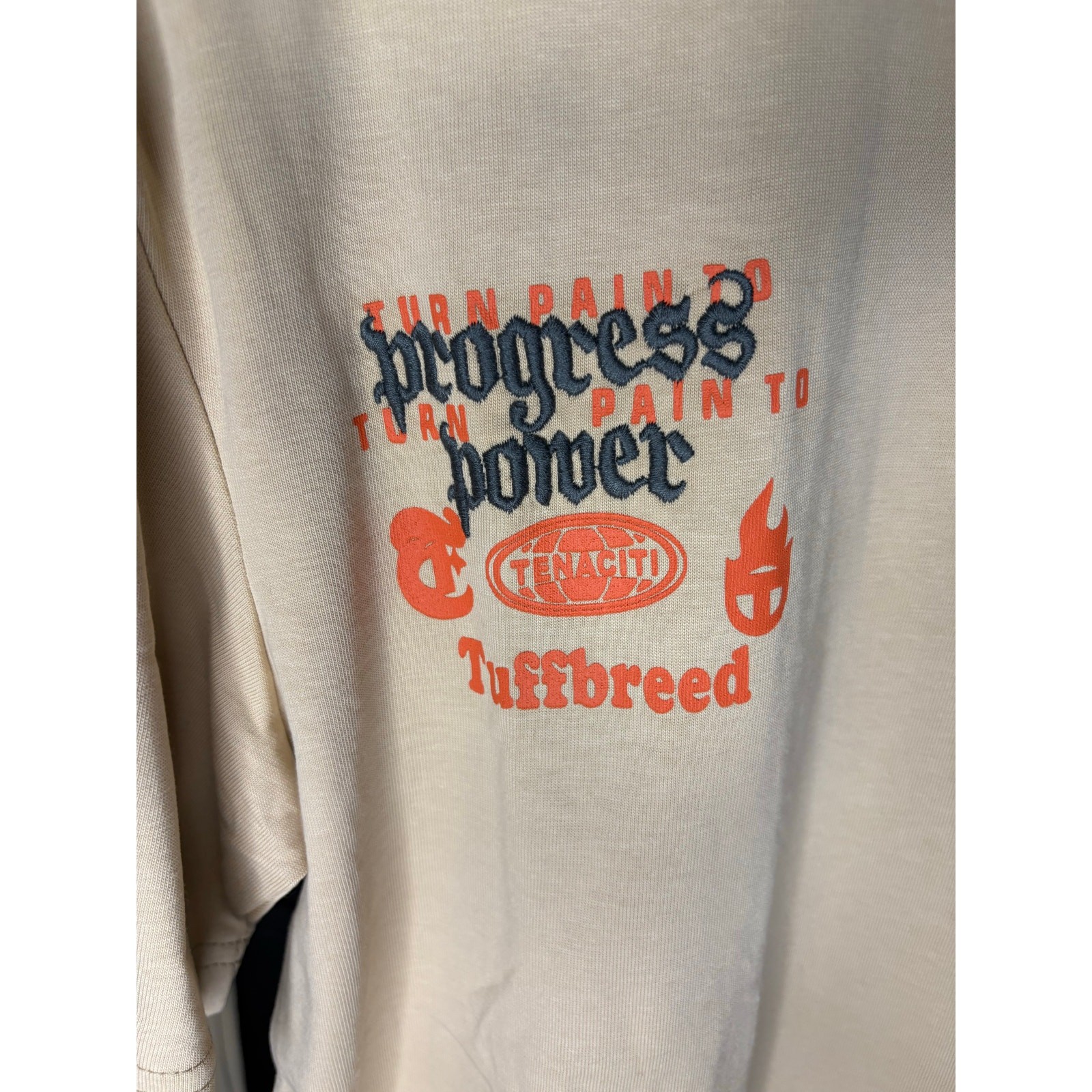 NWT Sz. XS – Tenaciti Progress Shirt (Tan/Gray/Orange)