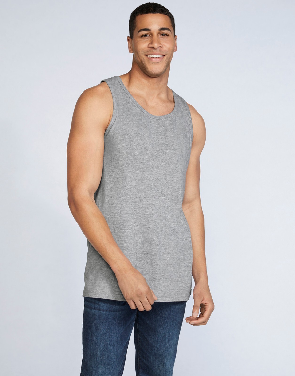 Gildan Softstyle Mens Vests Plain Sleeveless Cotton Tank Tops