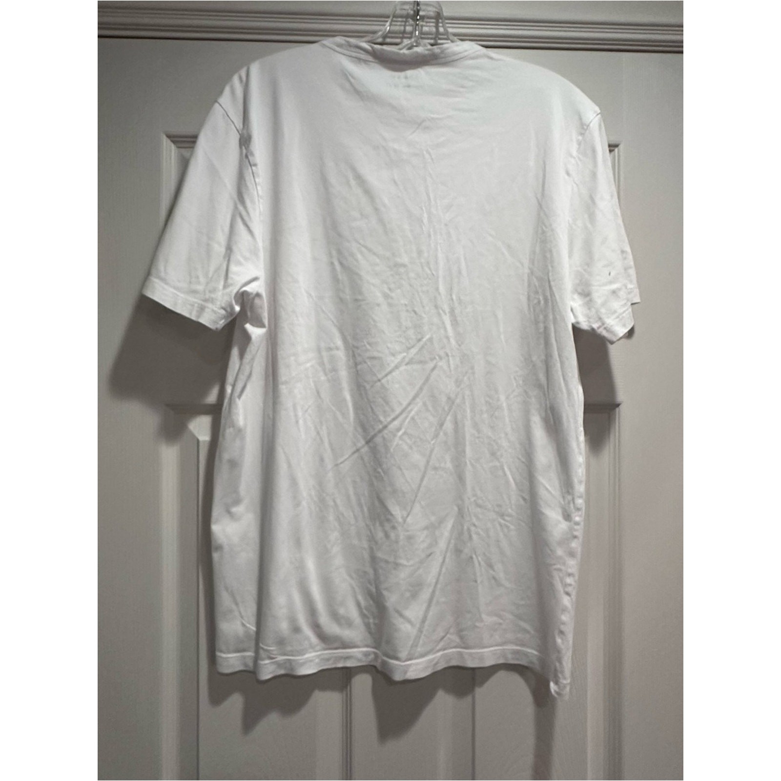 Quince Mens 100% Pima Cotton Slub Crewneck Tee Shirt White MEDIUM Short Sleeve