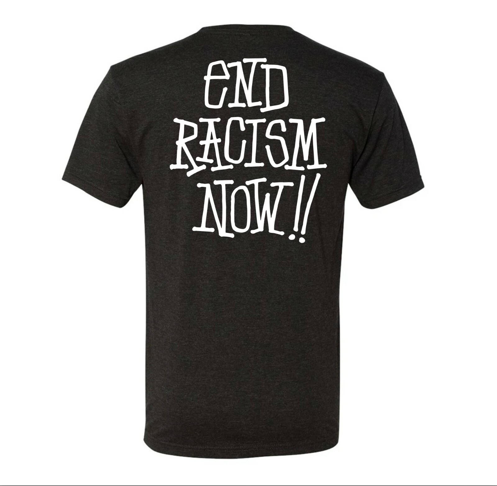 Brand New Stand Firm End Racism Now Black T-Shirt Tri-blend Super High Quality