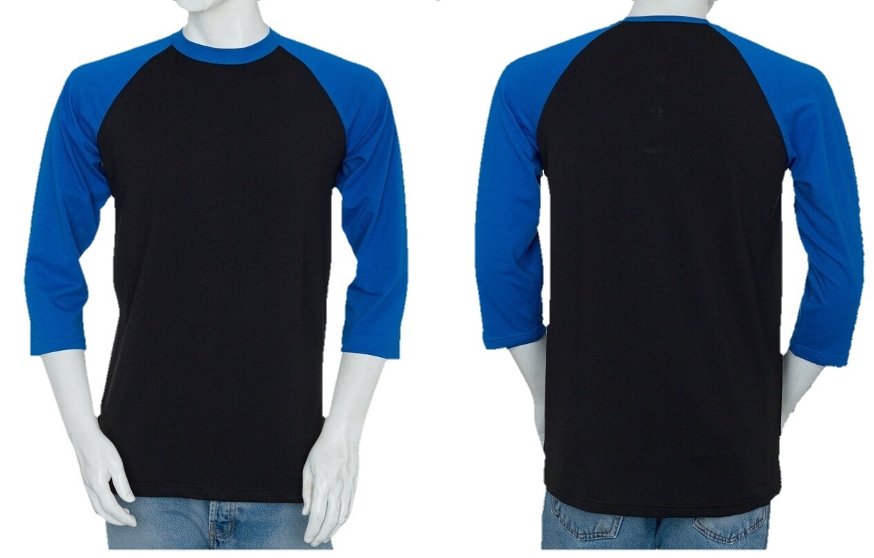 Styllion Big and Tall & Regular Size – Mens Raglan Baseball Shirts – RCQS