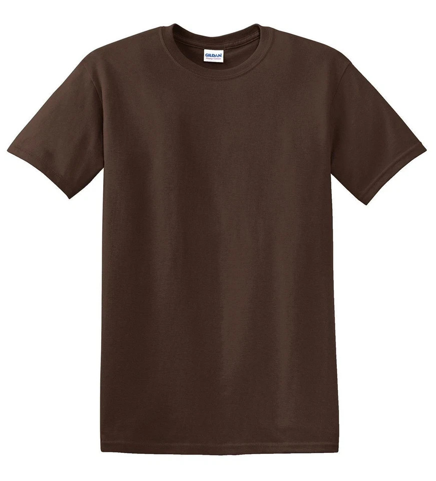 6 Pack Gildan 5000 Men’s T-Shirt Heavy Cotton Short Sleeve Plain Blank Tee S-3XL