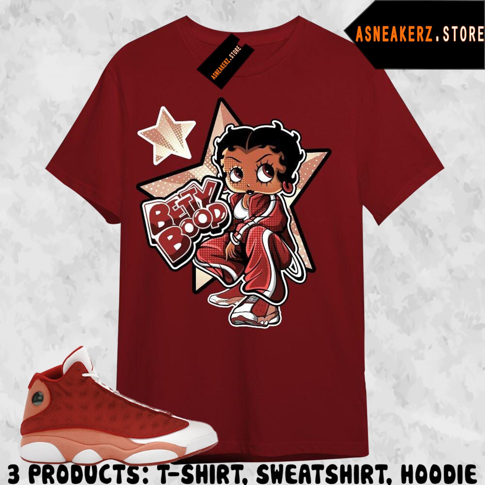 Shirt To Match Jordan 13 Dune Red Sneaker Matching Tee Sneakerhead Betty