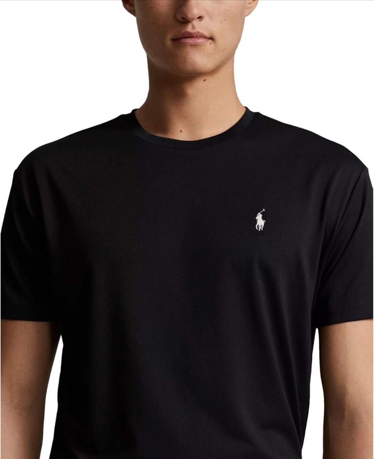 Polo Ralph Lauren Black Classic Fit PERFORMANCE Short Sleeve T Shirt