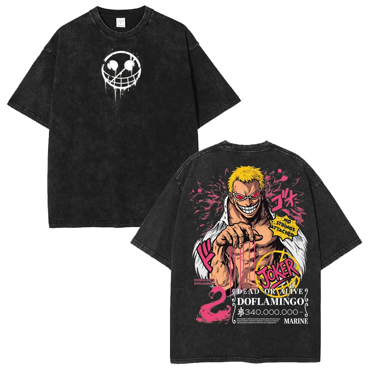 Donquixote Doflamingo Heavenly Demon Anime Comfort Colors T-Shirt