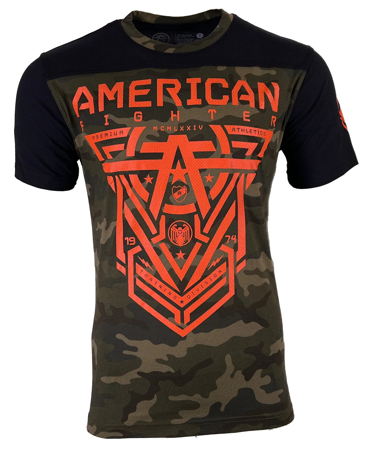 AMERICAN FIGHTER Men’s T-shirt GLOVER Athletic Military Green XS-4XL
