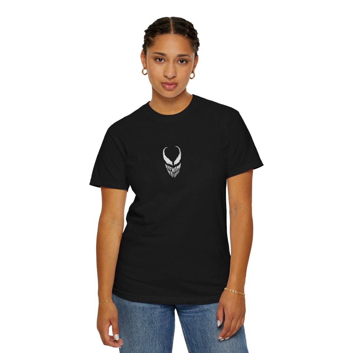 Venom Graphic T-Shirt | Black Comfort Colors 1717 Unisex Heavyweight, RelaxedFit