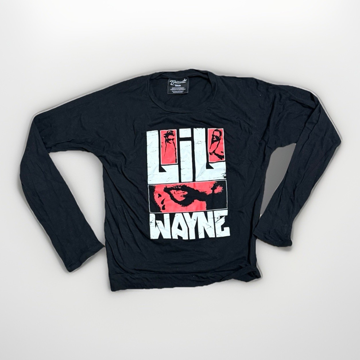 Bravado lil’ Wayne Long Sleeved T Shirt (tight) Black X-Large