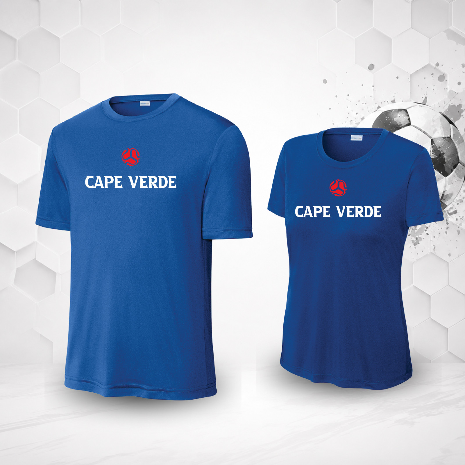 Cape Verde cup polyester t-shirt world jersey – SHIPS FAST FROM FLORIDA