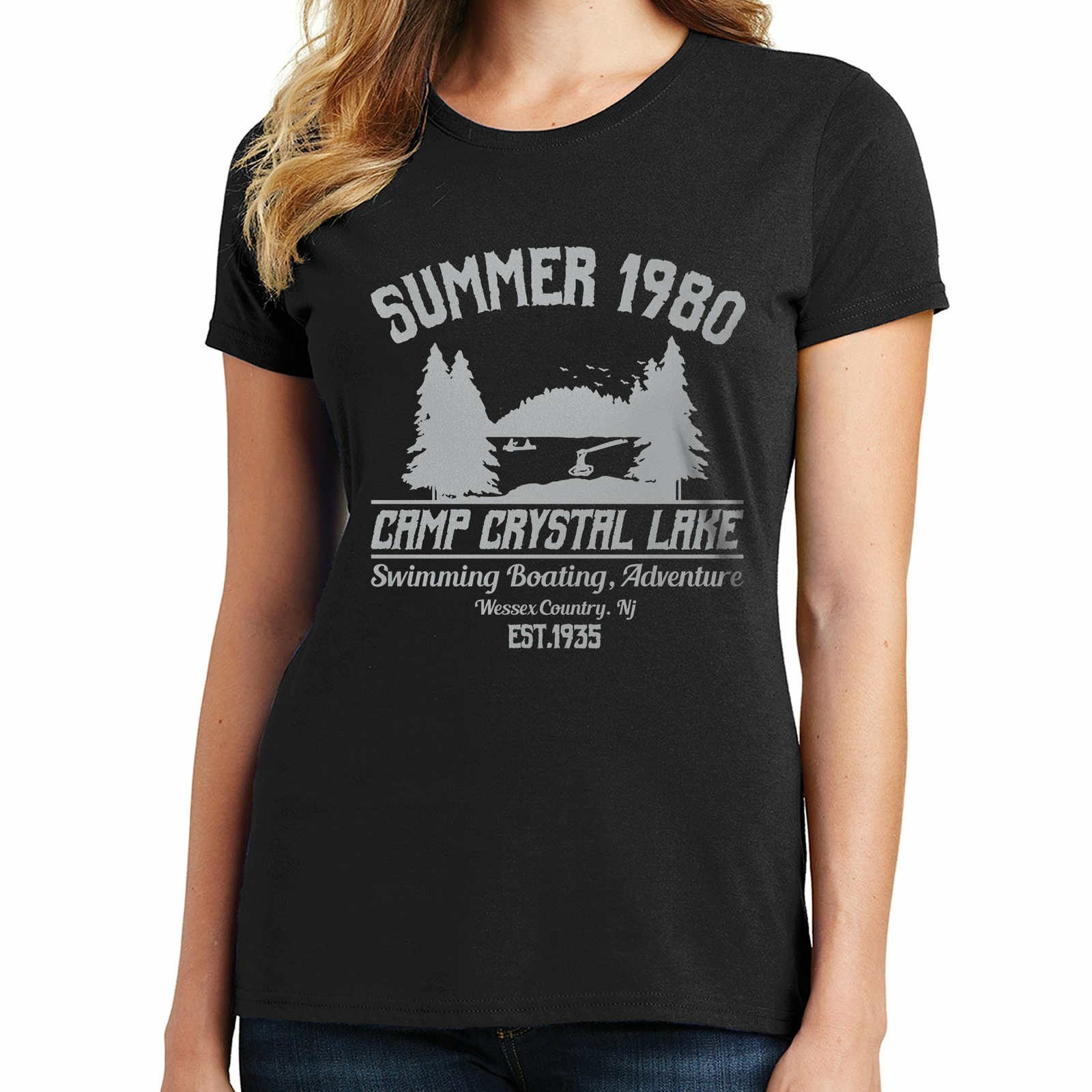 Camp Crystal Lake Summer 1980 T-Shirt Friday the 13th Jason 04020