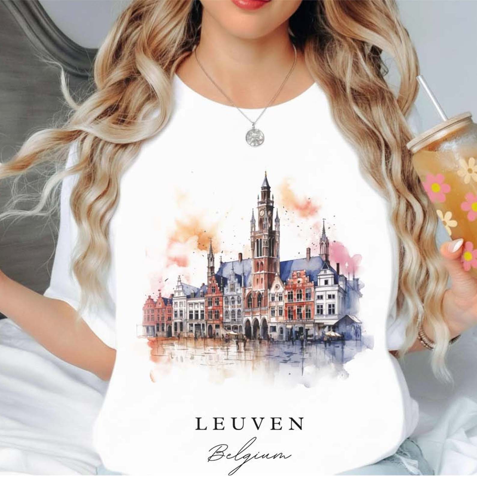 Leuven Belgium Unisex Shirt Travel Gift Belgium Trip Lover Souvenir Tee