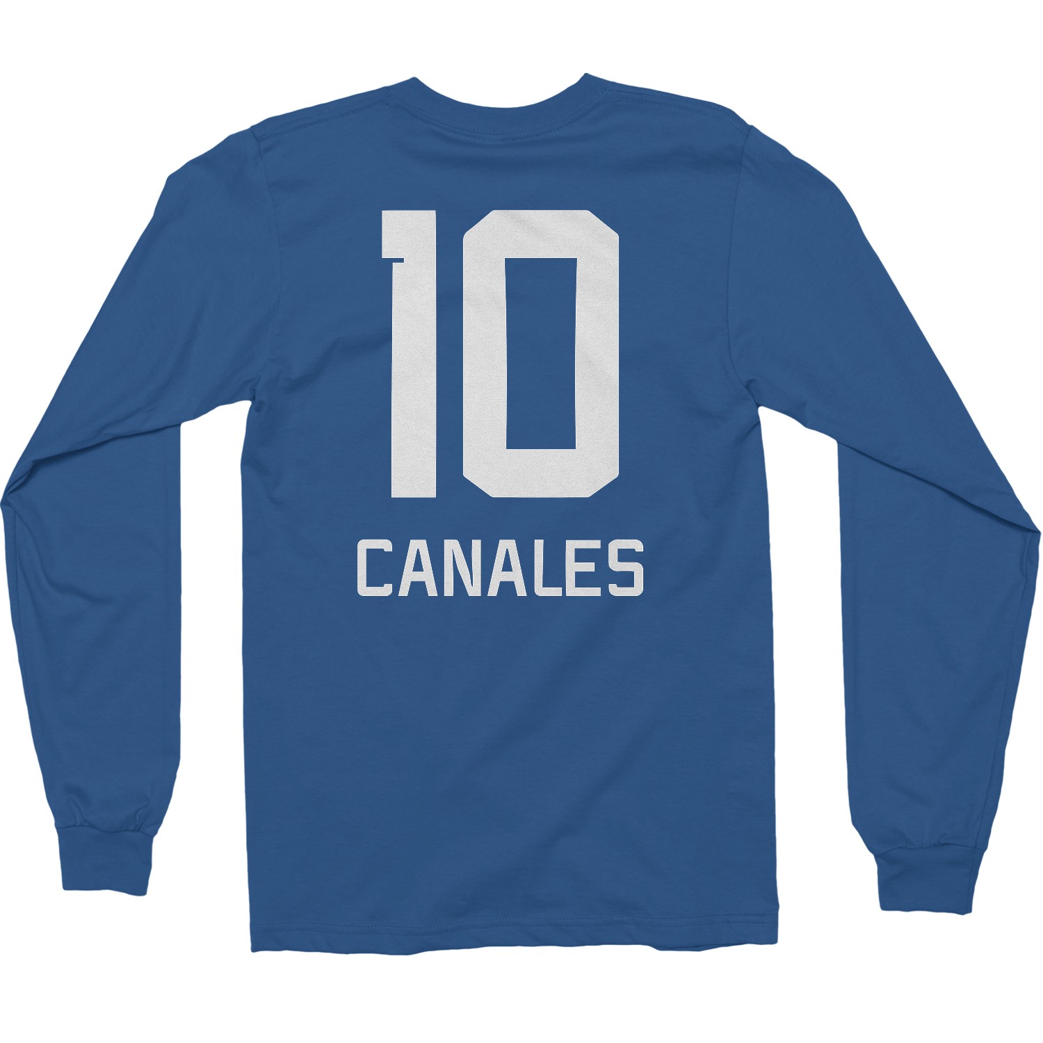 Sergio Canales 10 Jersey Style Soccer – Monterey Fans Long Sleeve Tshirt