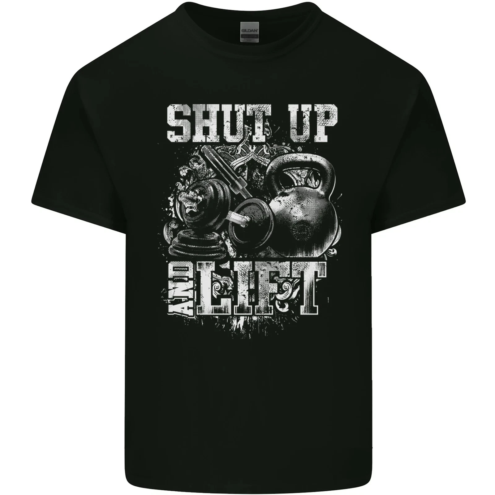 Gym Shut up & Lift Workout Training Top Unisex T-Shirt Size S-4XL