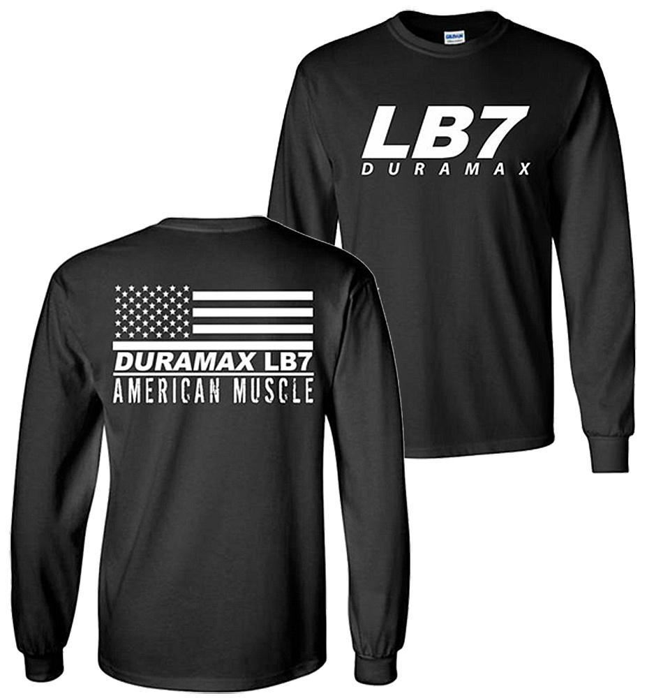 LB7 Duramax Shirt, Mens Diesel Truck Long Sleeve Shirt