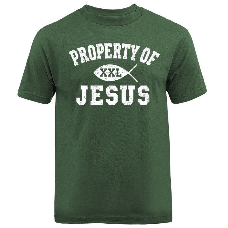 Property of Jesus Christ Christian Religious God Bible Church Graphic T-shirt