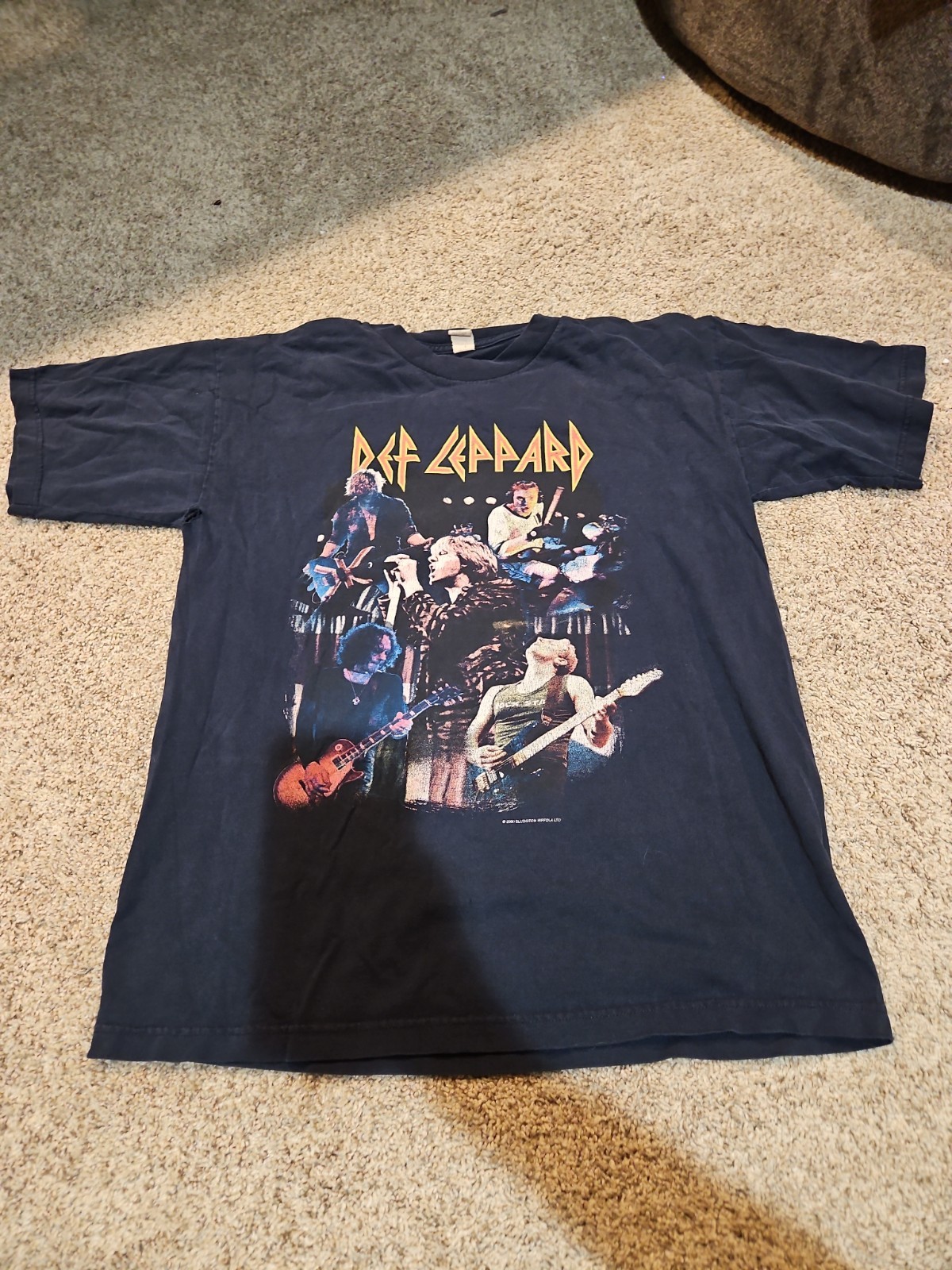 Def Leppard 2000 Euphoria Tour Concert T-Shirt Large