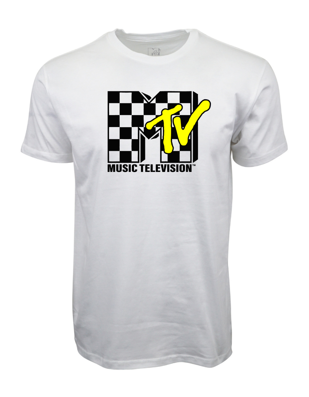 MTV Checkered Graphic T shirt