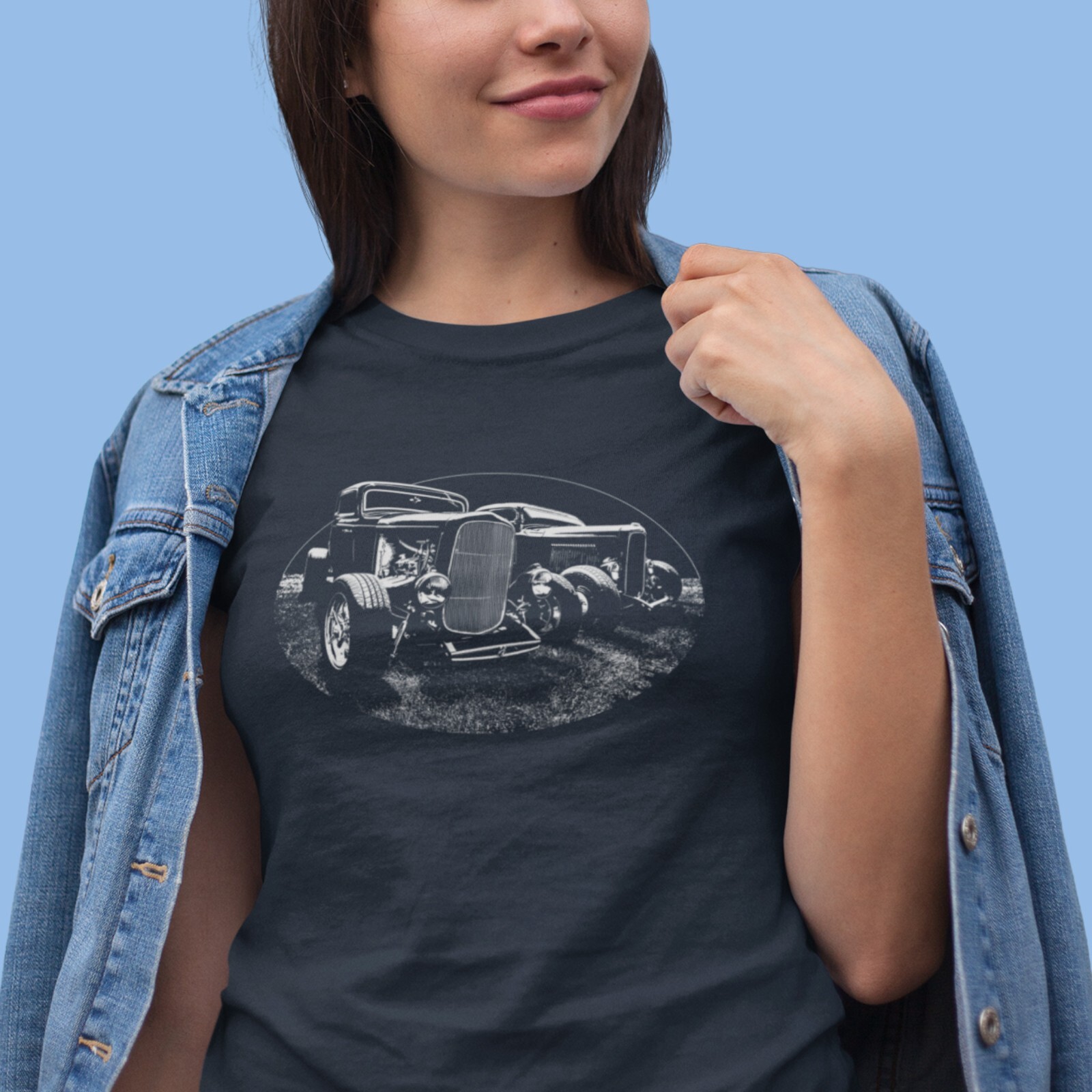 Two Deuces – Unisex classic tee featuring a pair of 32 Ford hot rods