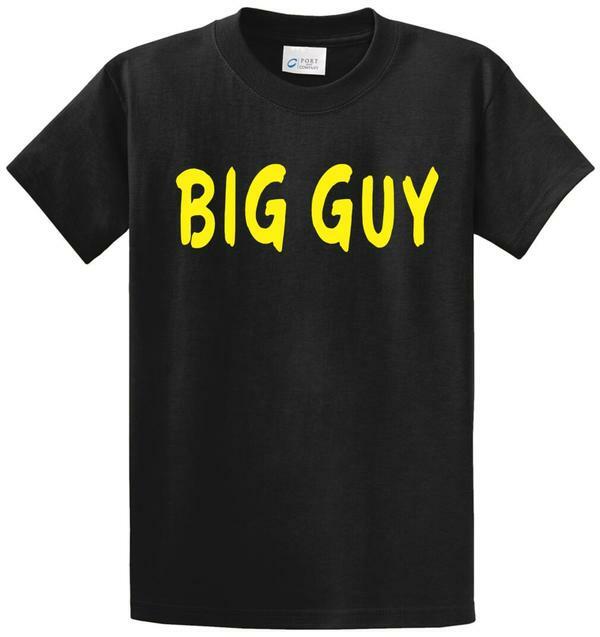 BIG GUY Cotton Printed Tee Shirt Regular and Big and Tall Sizes