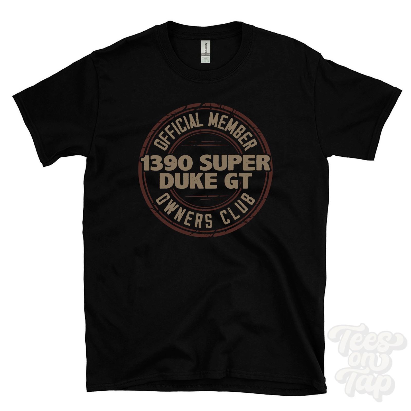 OFFICIAL MEMBER 1390 SUPER DUKE GT OWNERS CLUB T-SHIRT motorcycle biker logo