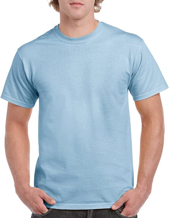 Gildan 3-PACK Men’s Heavy Cotton T-Shirt (Pack of 3) Bulk Solid Blank Regula Fit