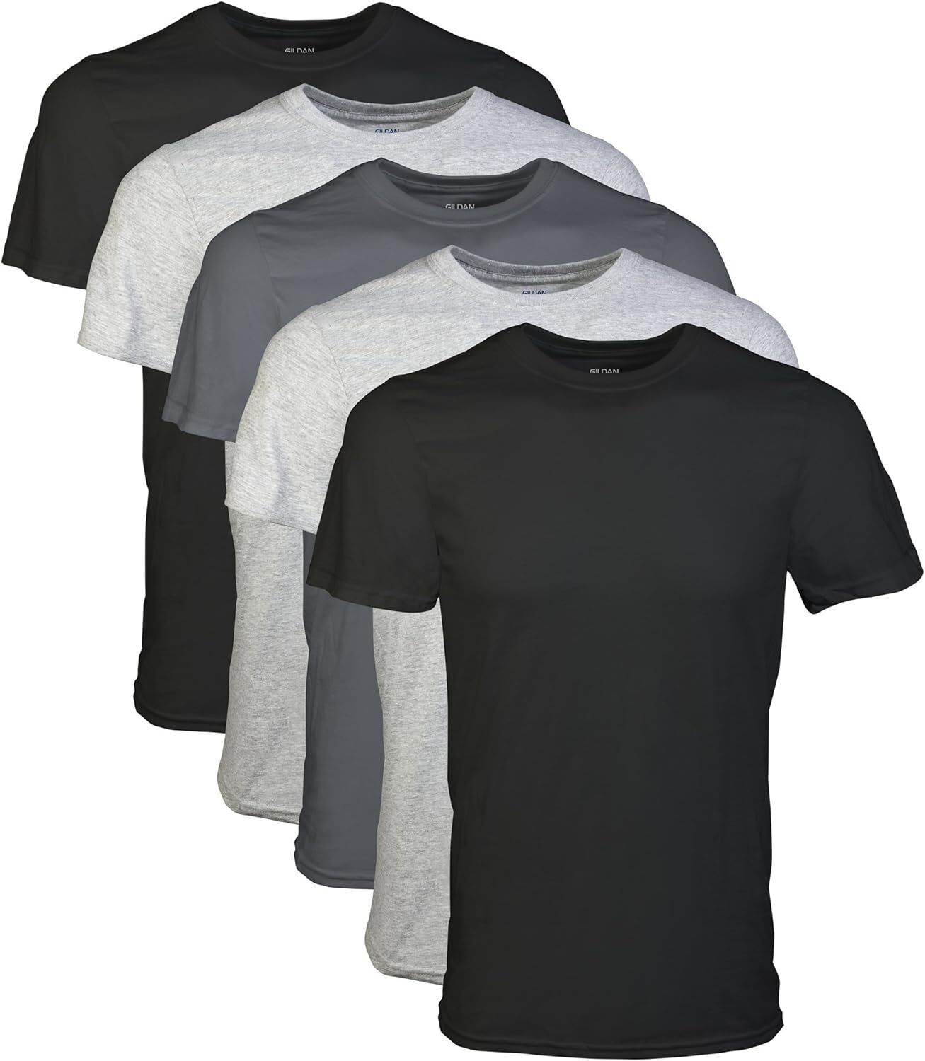 Gildan (5-pack) Bulk Solid Ultra Cotton Short Sleeve Blank Tee T-Shirt S-XL 5000