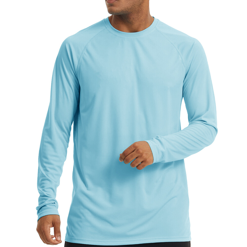 Men’s UPF50+ T-Shirt Long Sleeve Outdoor Sun Protection Fishing Performance Tops